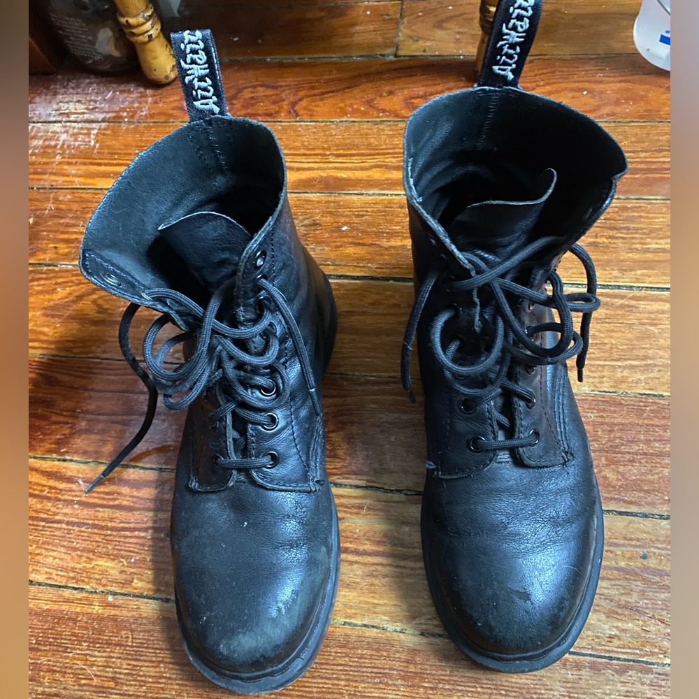 Black Lace-Up Doc Martens